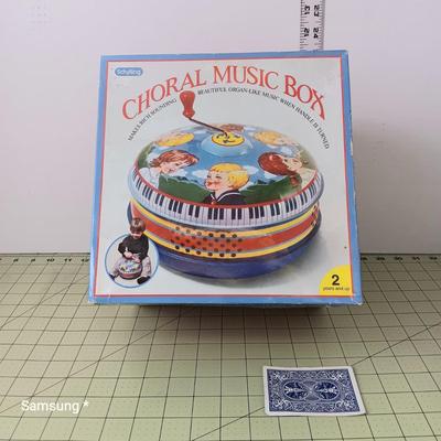 Vintage Schylling Tin Choral Music Box