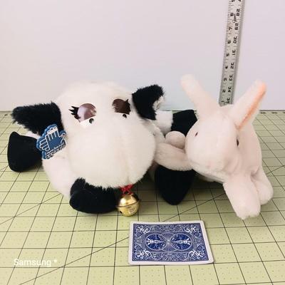 Cow and Rabbit Plush Toy