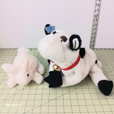 Cow and Rabbit Plush Toy