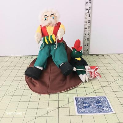 Geppetto, Jiminy Cricket, and Pinocchio Plush Toy
