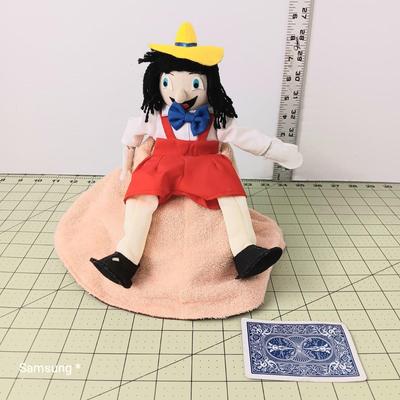 Geppetto, Jiminy Cricket, and Pinocchio Plush Toy