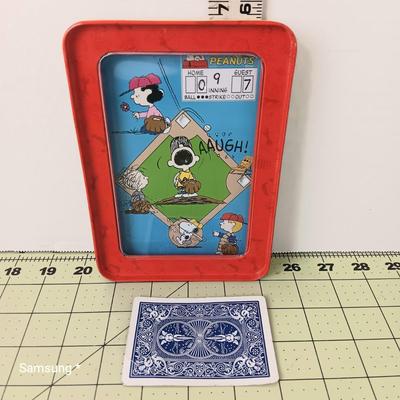 Peanuts Tin Ball Game