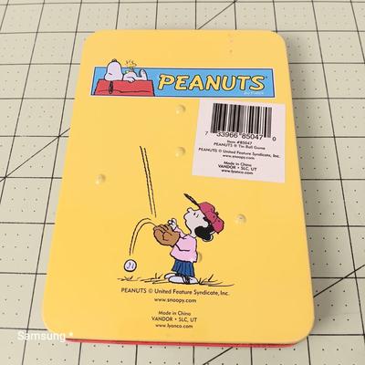 Peanuts Tin Ball Game