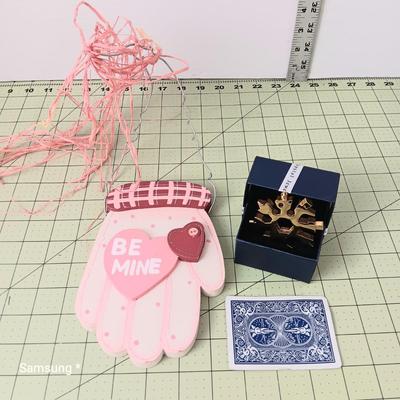 Valentine Sign and Snowflake