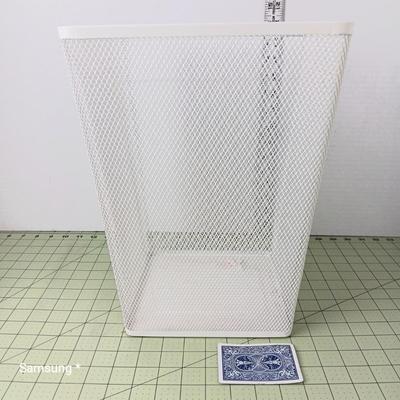 White Waste Basket