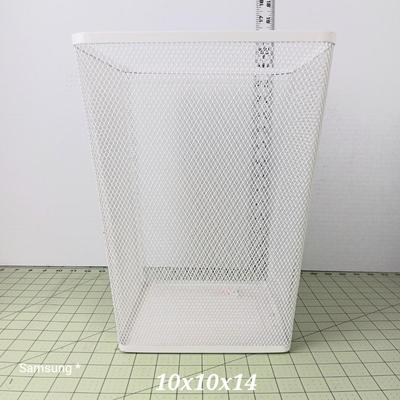 White Waste Basket