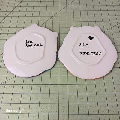 Owl Handmade Plates