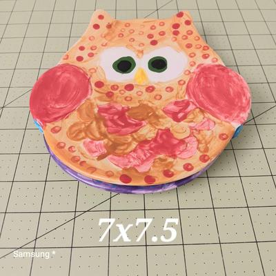 Owl Handmade Plates