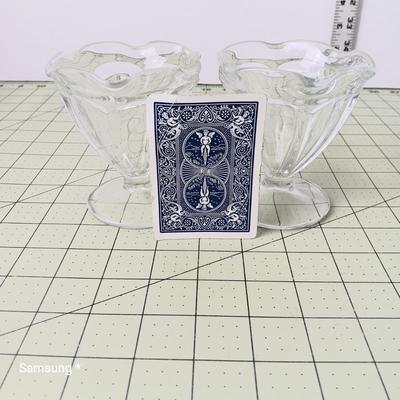 2 Sundae Glasses & 3 Hershey Chocolate Lover  glasses