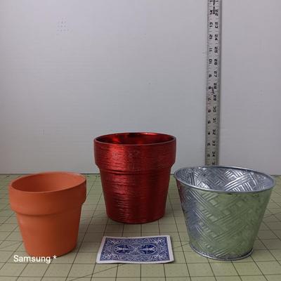 Assortment of Small Planter Pots