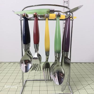 Silverware with Rack