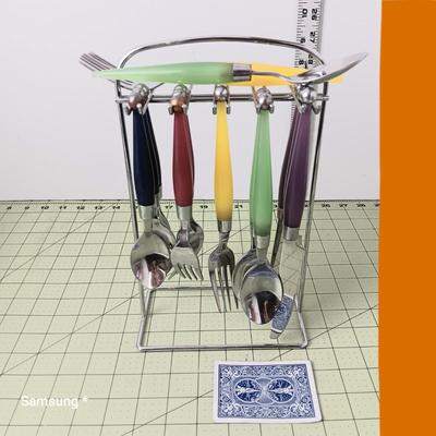 Silverware with Rack