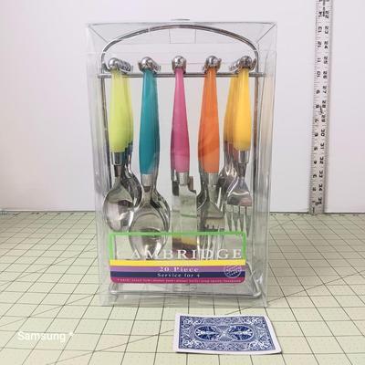 NEW Silverware with Rack