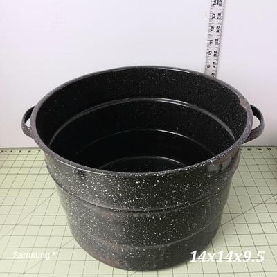 Black 14" Stock Pot