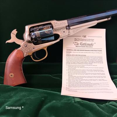 "The Rattlesnake" - The New England Collectors Society Frederic Remington Commemorative Pistol Gun