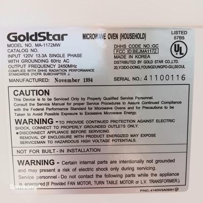 GoldStar Mircowave