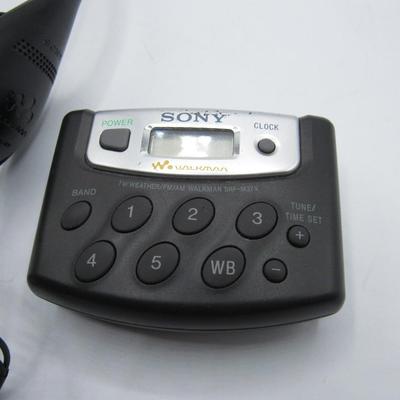 Sony Walkman SRF0M37V FM/AM/Weather/TV Radio Battery Powered Player