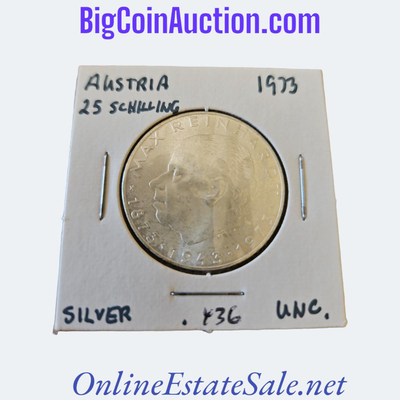 1973 Austria 25 Schilling Silver