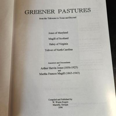 Three MIscellaneous Genealogy Books