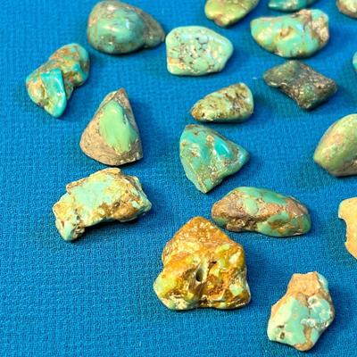 ASSORTED BITS AND CHUNKS OF TURQUOISE