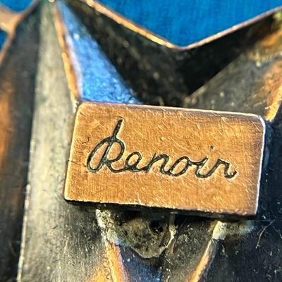 RETRO STYLE RENOIR COPPER SEGMENT NECKLACE