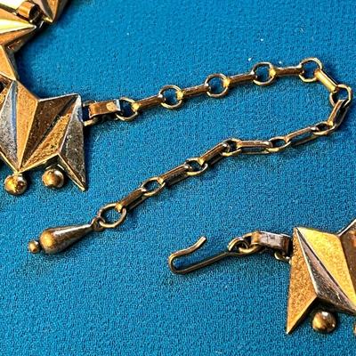 RETRO STYLE RENOIR COPPER SEGMENT NECKLACE