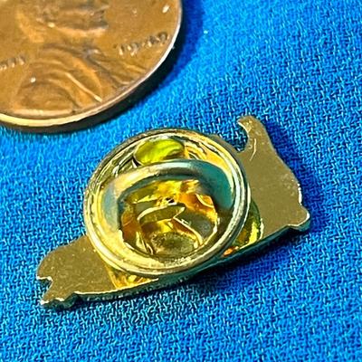 GOLD TONE PIG PIN