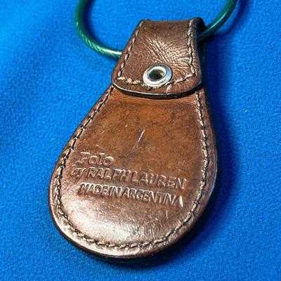 LEATHER POLO by RALPH LAUREN TAG MADE IN ARGENTINA