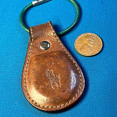 LEATHER POLO by RALPH LAUREN TAG MADE IN ARGENTINA