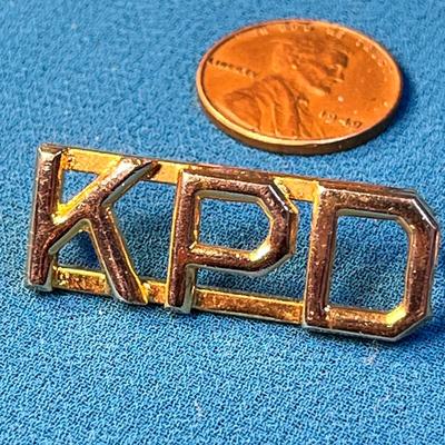 "KPD" POLICE DEPARTMENT PIN