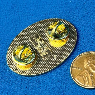 ENAMELED "PSA BEATS PCA" UTAHCRUISINFORACURE.ORG PIN