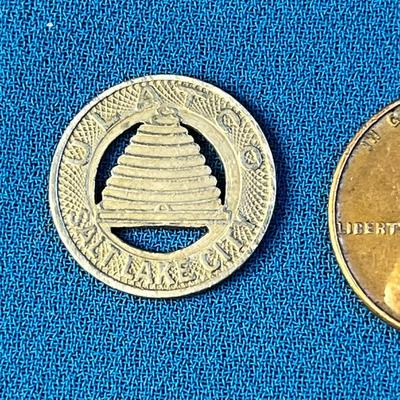VINTAGE SALT LAKE CITY TRANSIT TOKEN