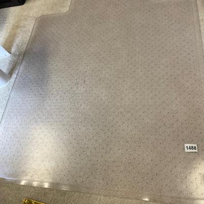 Office chair floor mat