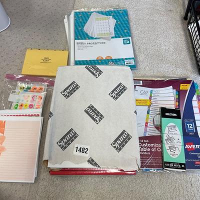 Copier paper & sheet protectors