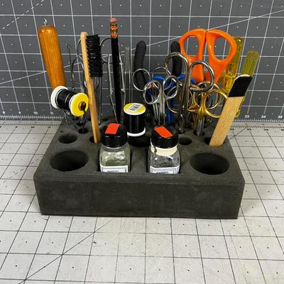 Lot of Fly Tie Tools