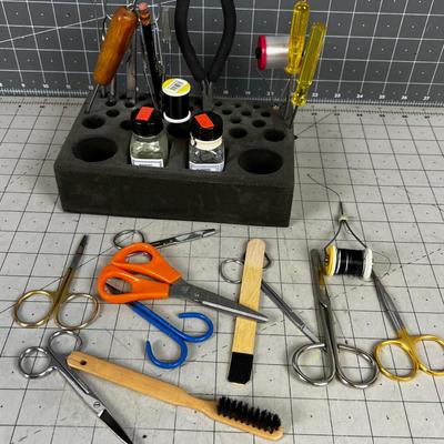 Lot of Fly Tie Tools