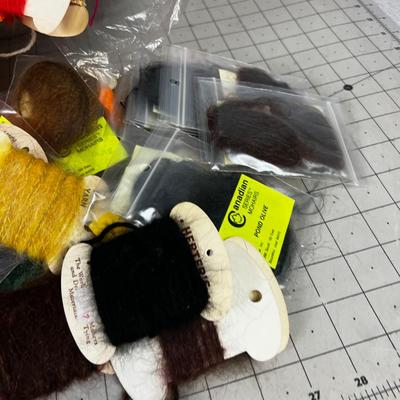 LAST BOX of Fly Tie: Thread, Yarn & Dubbing. 