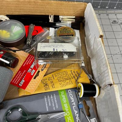 MORE Fishing Related Items: Jigs, Lures, Line, Scissors
