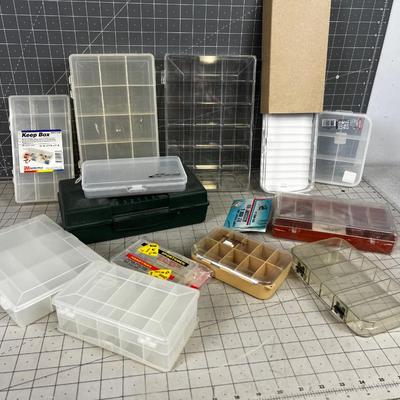 Large Assortment of Organizing Containers