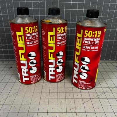 3 Cans of Fuel 50 to1 Mix 