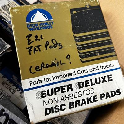 BOX Full of NEW BMW Disk Brake Pads 