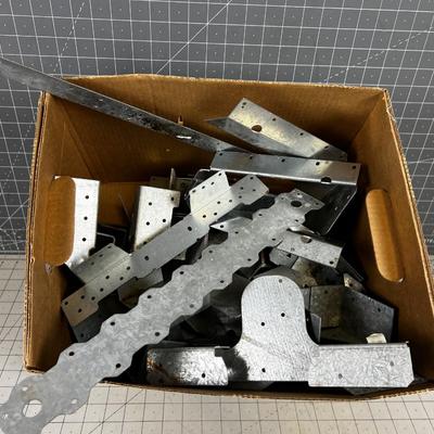 Box full of Simpson Strong Ties Joyce Hangers
