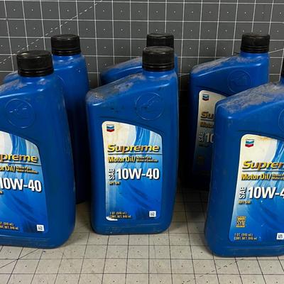 10W-40 Oil (6 sealed) Supreme Chevron 