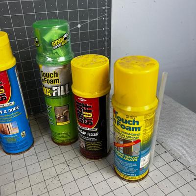 Spray Foam LOTS New (8 Cans) 