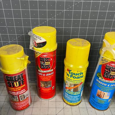 Spray Foam LOTS New (8 Cans) 