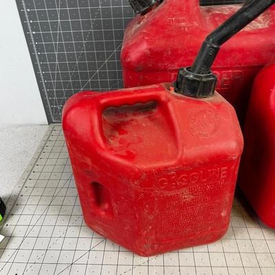 3 USED Gas Cans