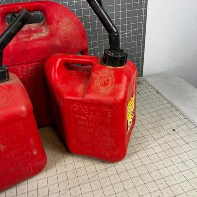 3 USED Gas Cans
