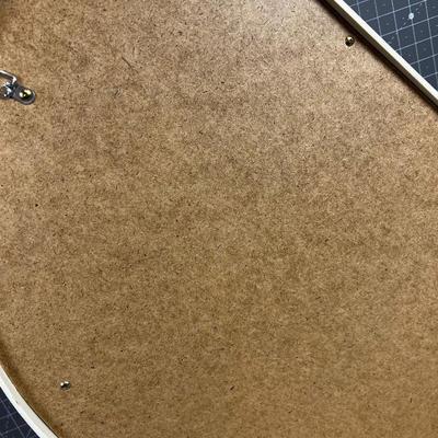 Half Round Crackle Mirror 