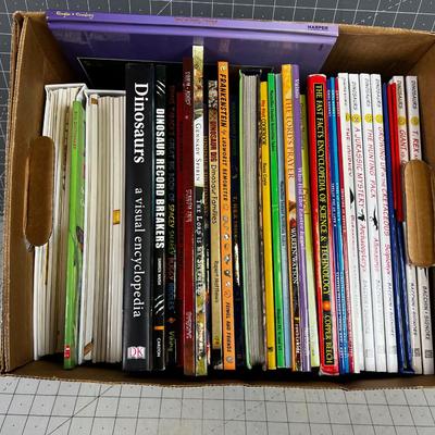 Box of Children's Mostly Dinosaur Books 