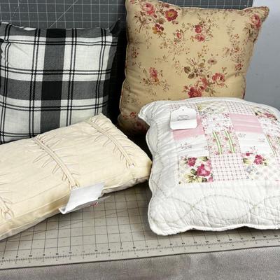 4 New Pillows